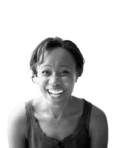 Smiling woman looking directly at the camera