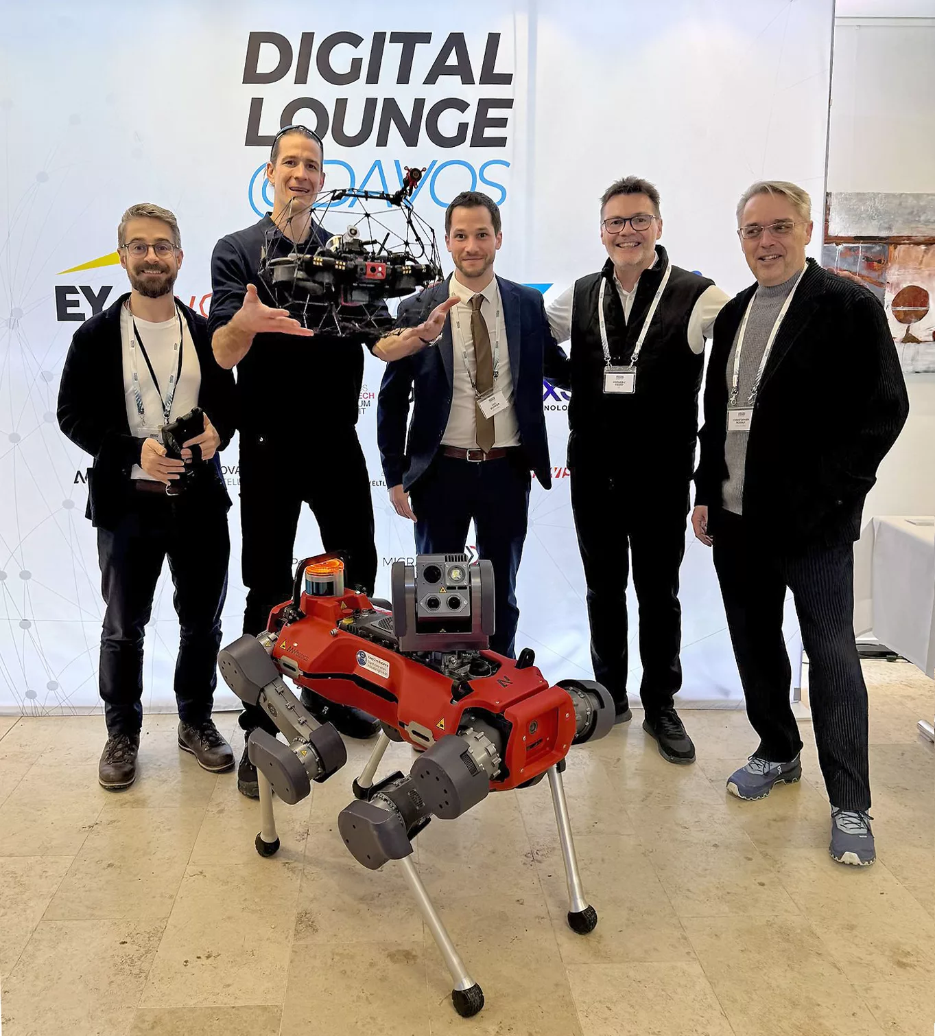 Volv Global CEO and founder Christopher Rudolf at the CXO Day of Digital Lounge @Davos.