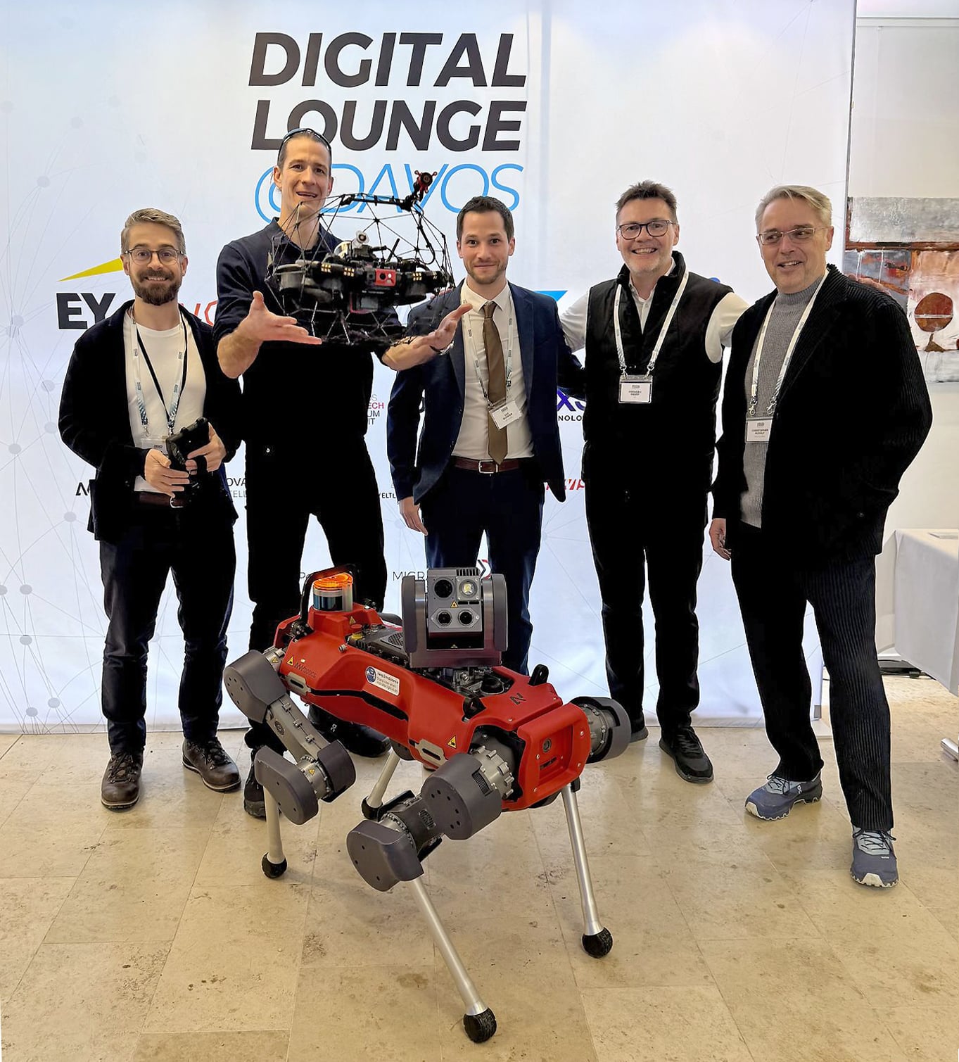 Volv Global CEO and founder Christopher Rudolf at the CXO Day of Digital Lounge @Davos.