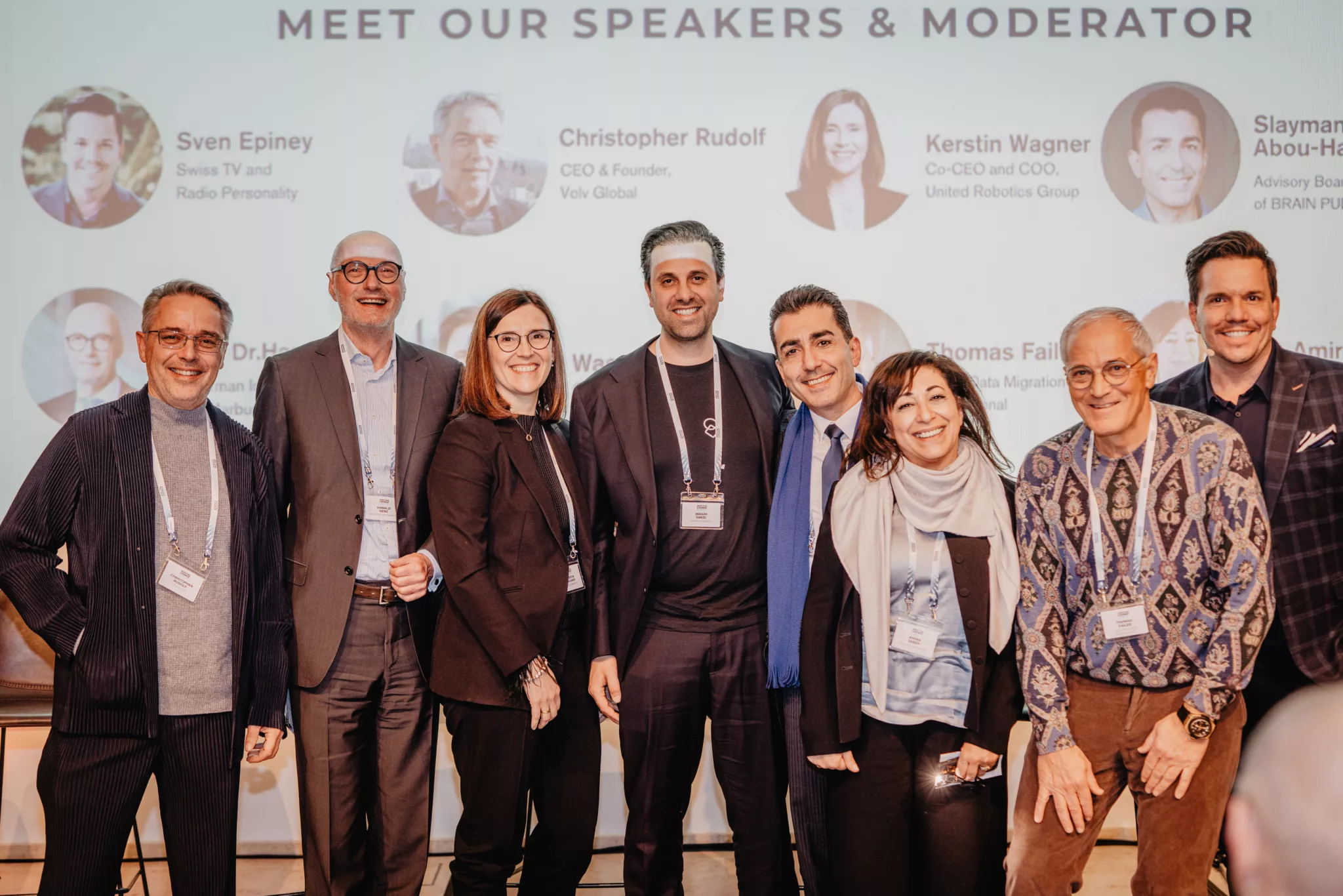 Volv Global CEO and founder Christopher Rudolf with the rest of the panel for "The Global Transformation of Healthcare, Sports and Medicineโ on the CXO Day of Digital Lounge @Davos.