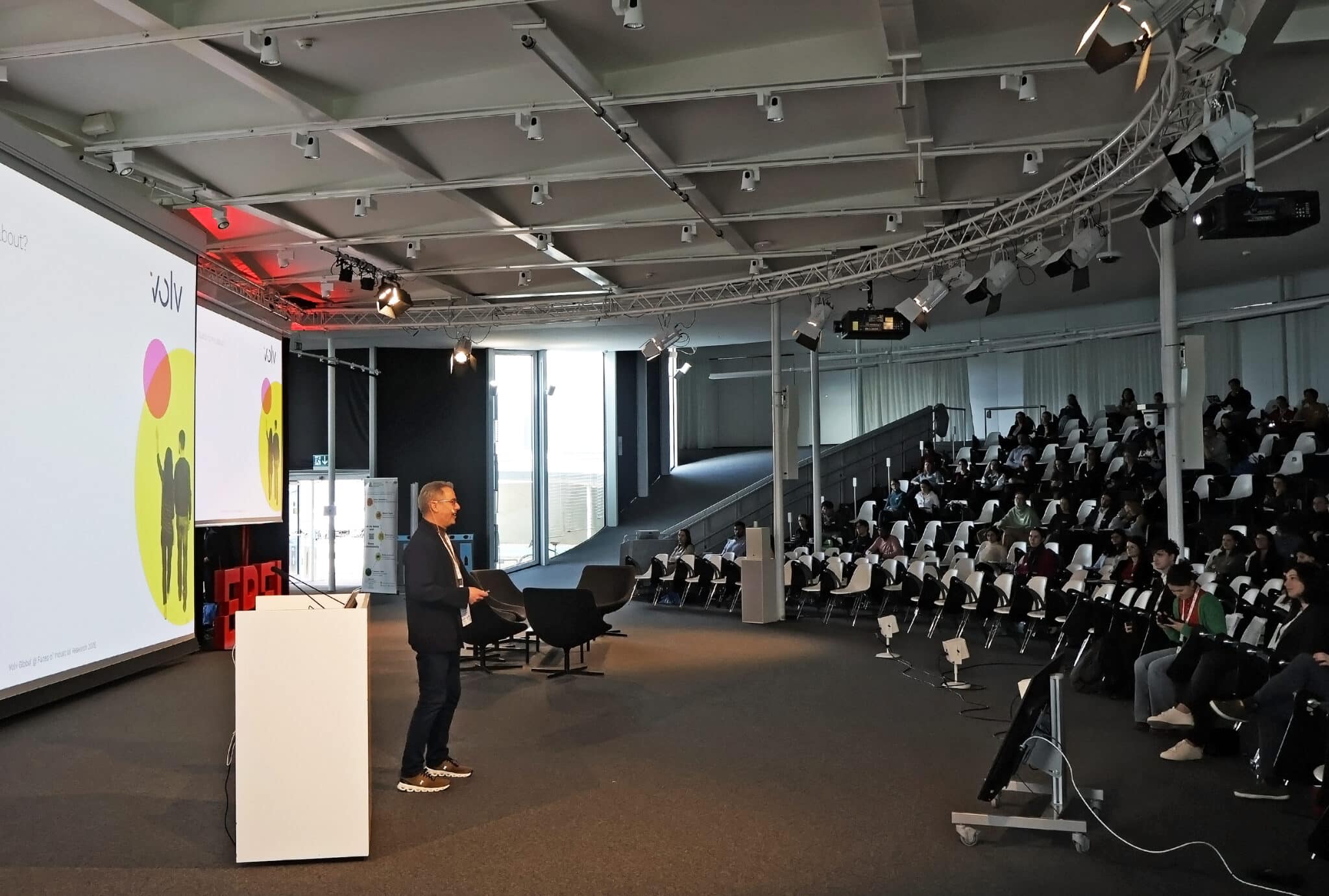 Volv Global at Faces of Industrial Research at the EPFL's Rolex Learning Center